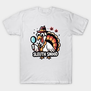 Thanksgiving t-shirt - Sleuth Snood T-Shirt